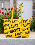 Sassy City Tote - Yellow/Black