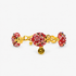 Scarlette 18k Dainty Pearl Bracelet - Ladybug,Bracelets, Sassy Jones,