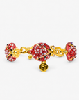 Scarlette 18k Dainty Pearl Bracelet - Ladybug,Bracelets, Sassy Jones,