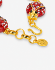 Scarlette 18k Dainty Pearl Bracelet - Ladybug,Bracelets, Sassy Jones,