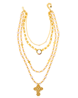 pearl statement necklace, cross pendant necklace, long pearl necklace, layered gold necklace, fashion pearl jewelry, dress chain necklace, luxury statement jewelry, women’s pearl necklace, bold cross necklace, boutique necklaces