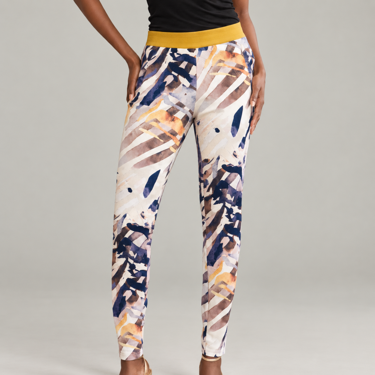 The Ulana Stretch Jogger Pant - Safari Ink,Clothing, Sassy Jones,