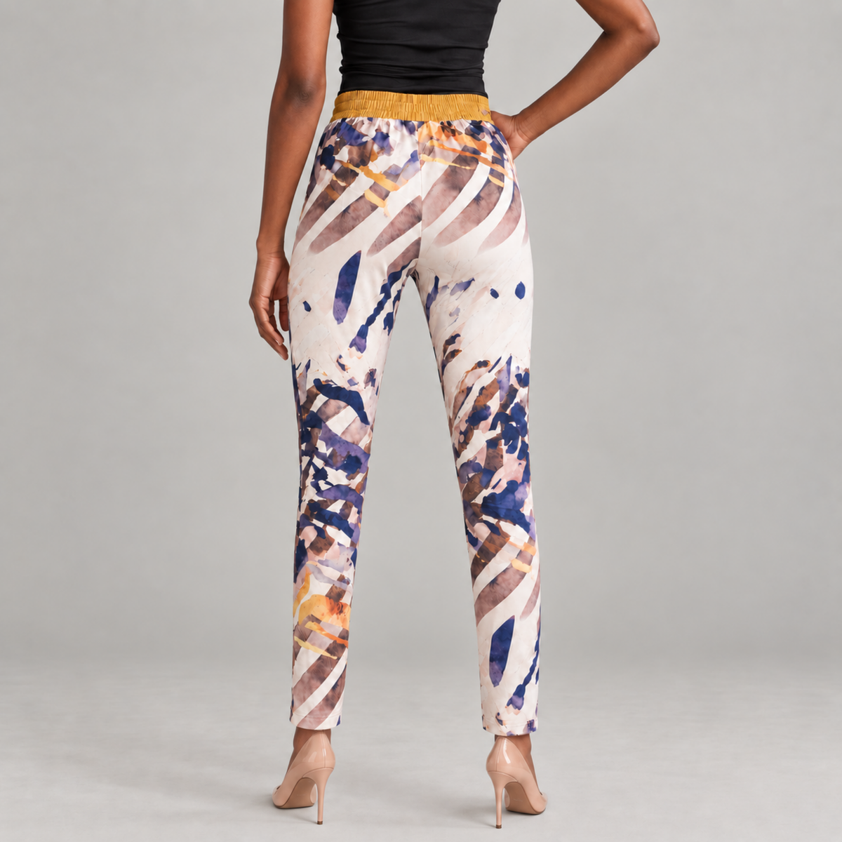 The Ulana Stretch Jogger Pant - Safari Ink,Clothing, Sassy Jones,