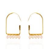 Valentina Arch Hoops - Gold