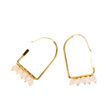 Valentina Arch Hoops - Gold