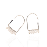 Valentina Arch Hoops - Silver