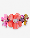 Wisteria Semi Precious Bracelet - Pink/Orange Abalone ,Bracelets, Sassy Jones,