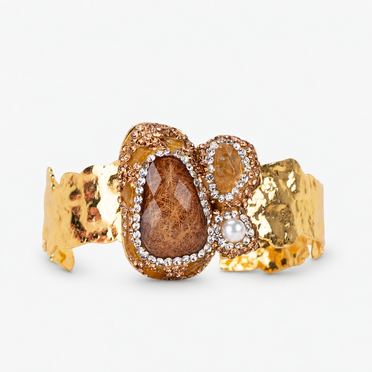 Zahara Adjustable Cuff Cognac
