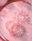 Alana Bubble Cloud Stack - Pink,Bracelets, Sassy Jones,