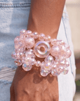 Alana Bubble Cloud Stack - Pink,Bracelets, Sassy Jones,