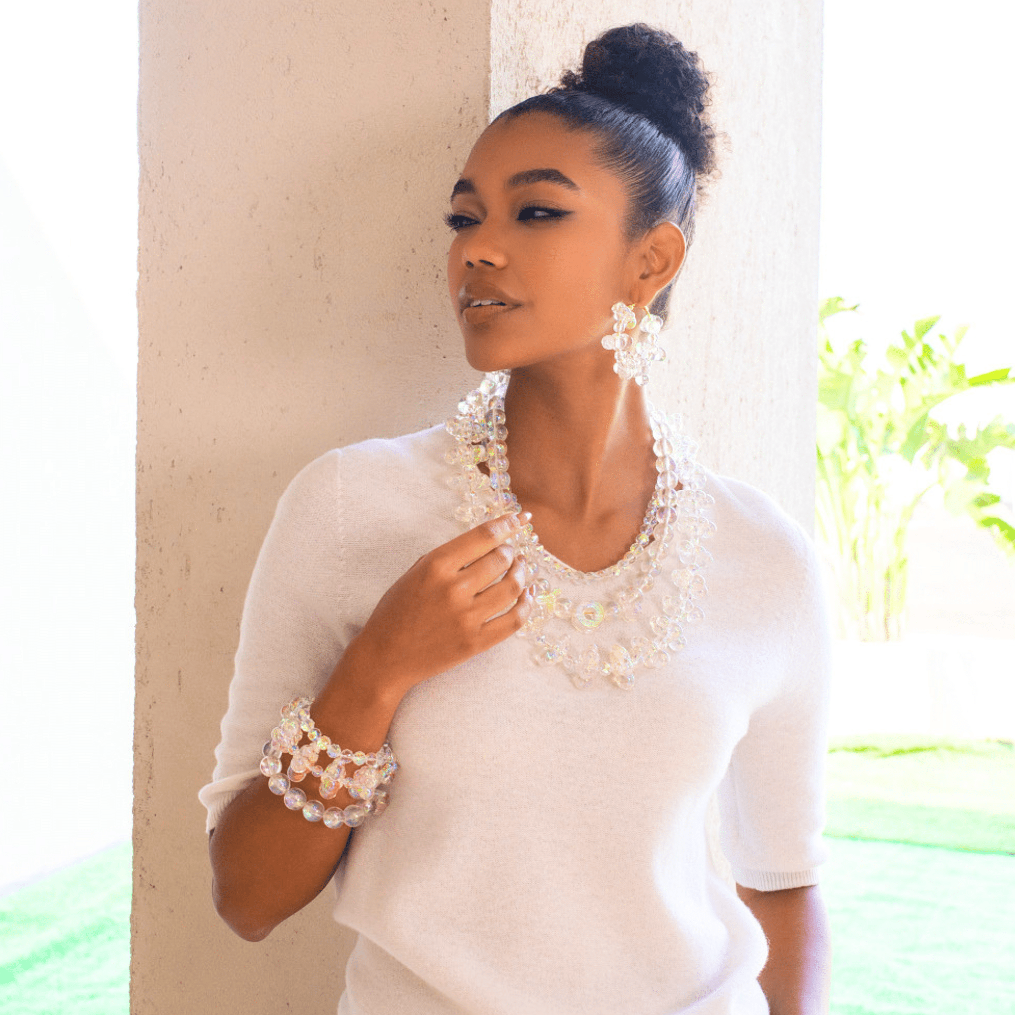 Alana Cloud Bubble Hoops,Earrings, Sassy Jones,