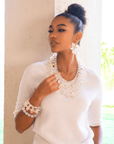 Alana Cloud Bubble Hoops,Earrings, Sassy Jones,