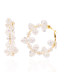 Alana Cloud Bubble Hoops,Earrings, Sassy Jones,