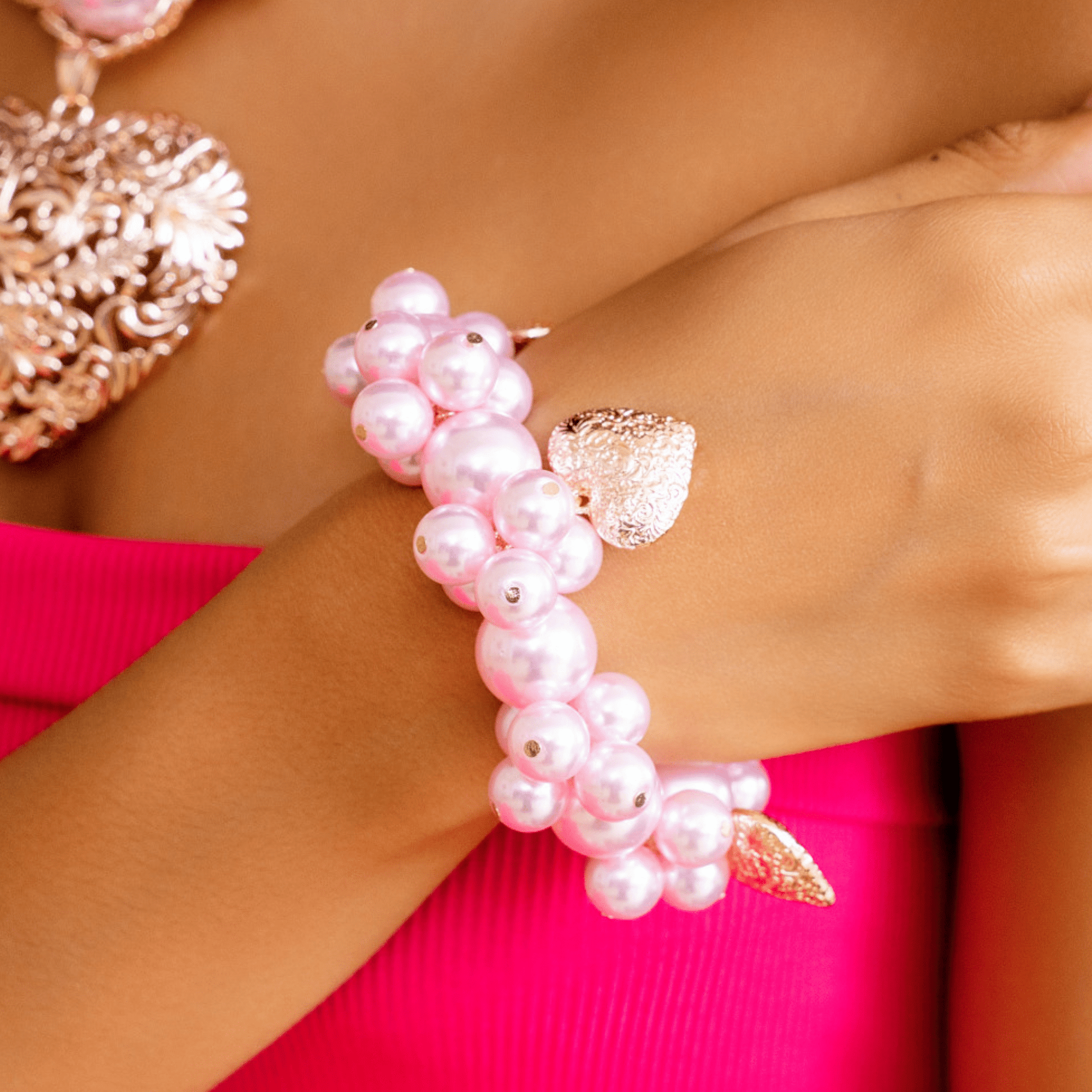 Amora Pearl Heart,Bracelets, Sassy Jones,