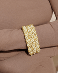 Angelica Pearl Encrusted Bangle,Bracelets, Sassy Jones,