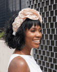 Angelique Ruffle Headband - Ivory,Headbands, Sassy Jones,
