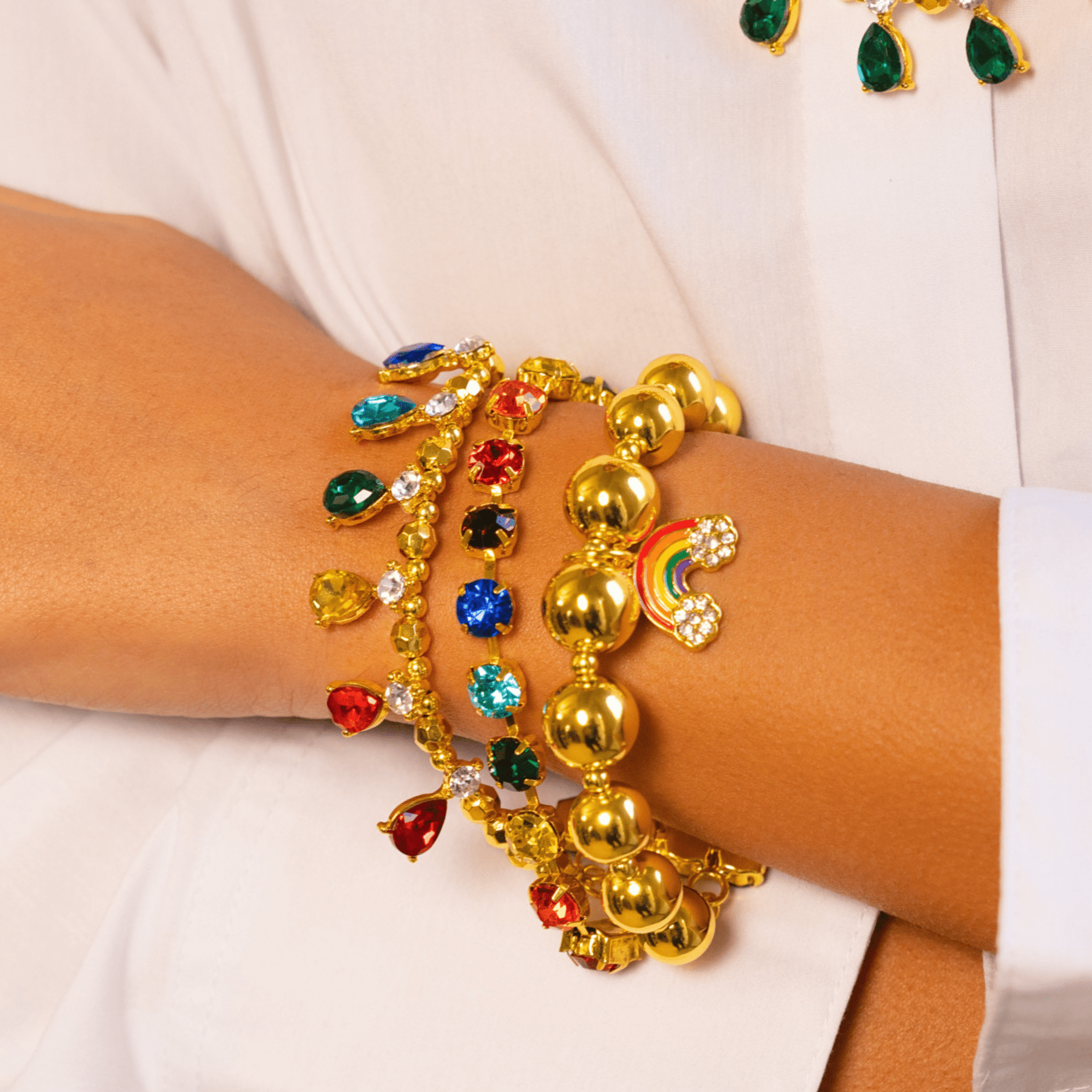 Arabella Crystal Bracelet,Bracelets, Sassy Jones,