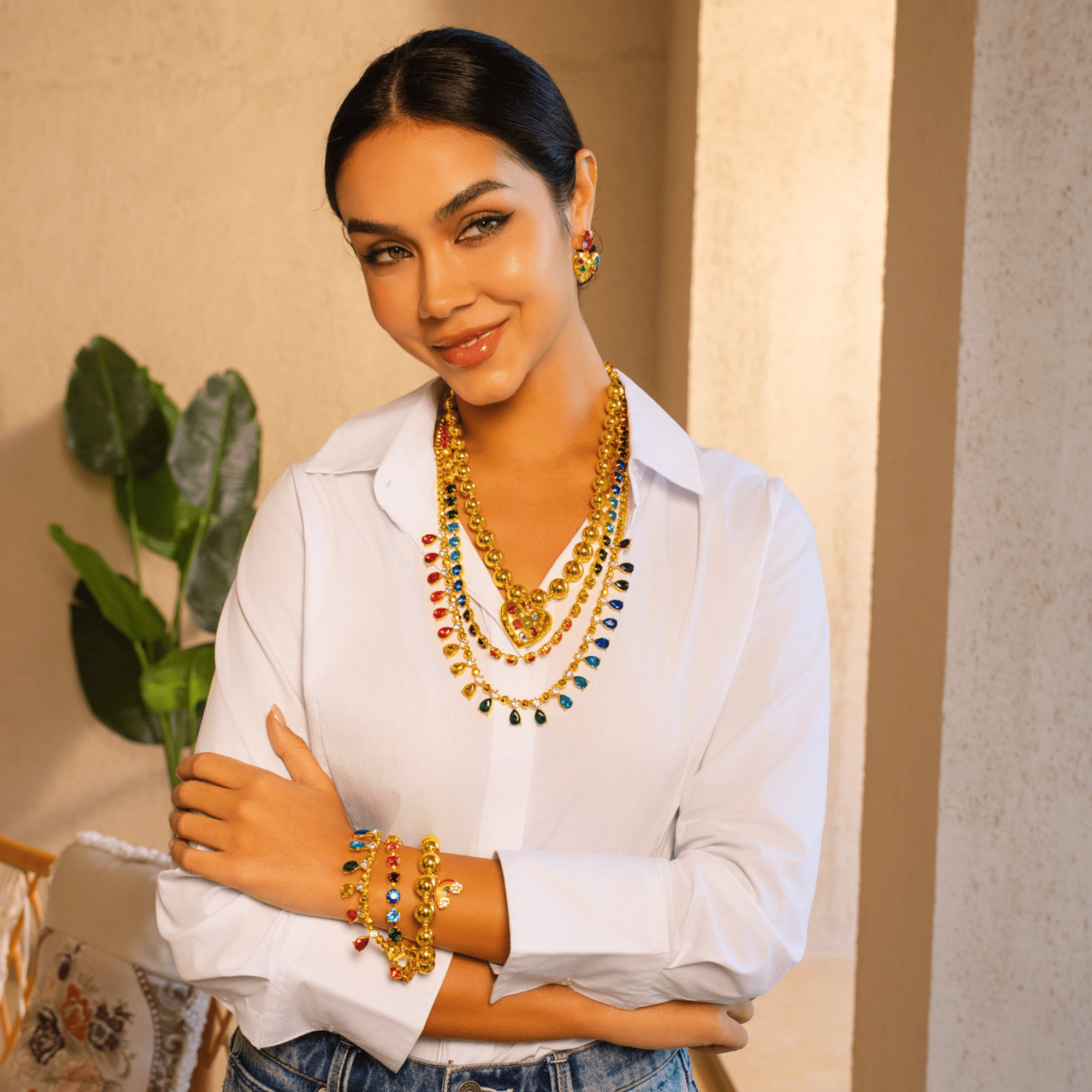 Arabella Crystal Bracelet,Bracelets, Sassy Jones,