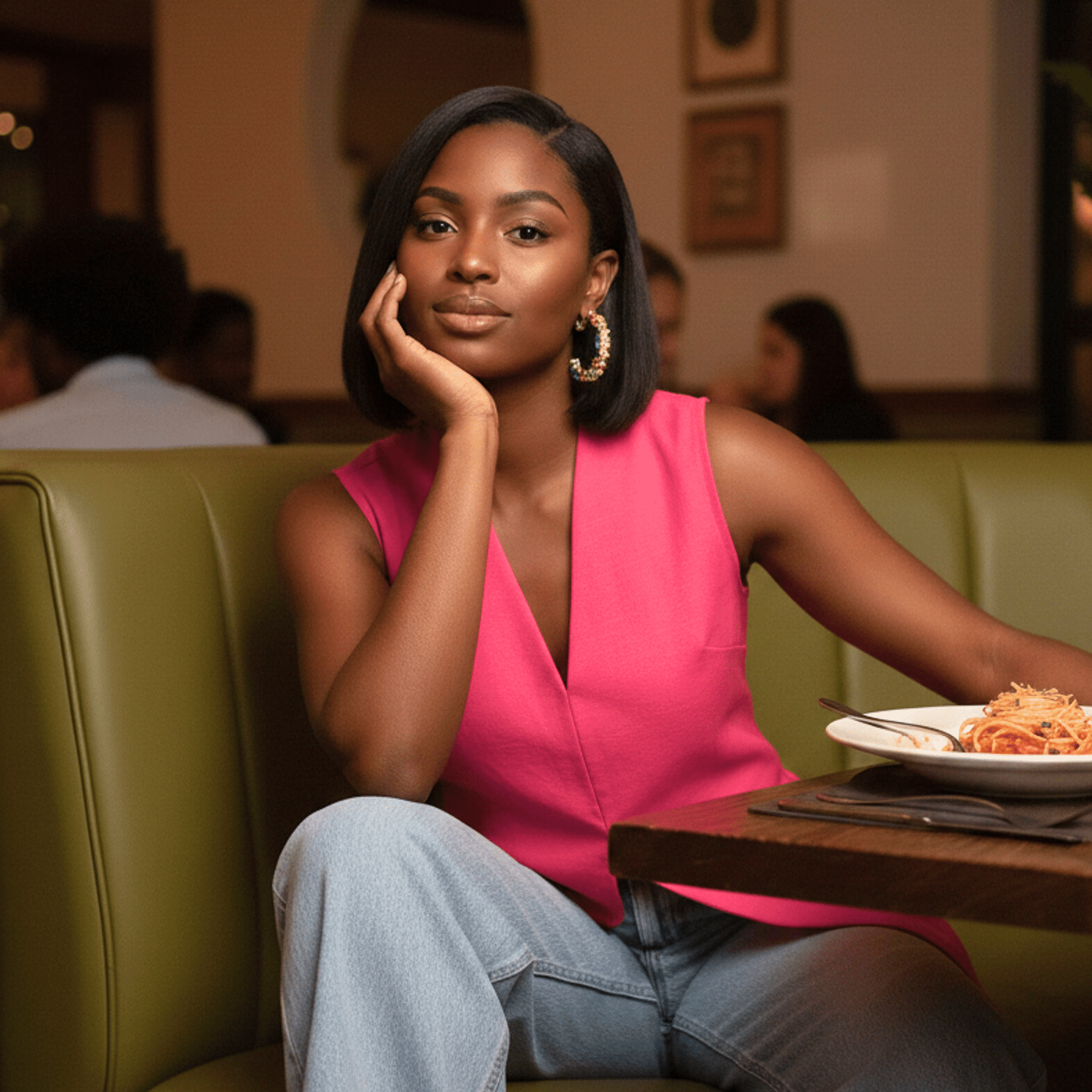 Arabella Crystal Hoops,Earrings, Sassy Jones,