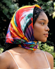 Aria Splash Luxe Scarf 33" x 33",Scarves, Sassy Jones,