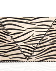 Asili Mohair Leather Envelope Clutch - Zebra,Handbags, Sassy Jones,