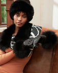 Aspen Fur Headbands - Black,Headbands, Sassy Jones, fox fur