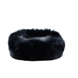 Aspen Pure Fox Fur Adjustable Headband - Lavish Black