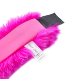 Aspen Pure Fox Fur Adjustable Headband - Sassy Hot Pink