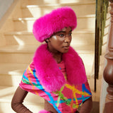 Aspen Fur Headbands - Hot Pink,Headbands, Sassy Jones,