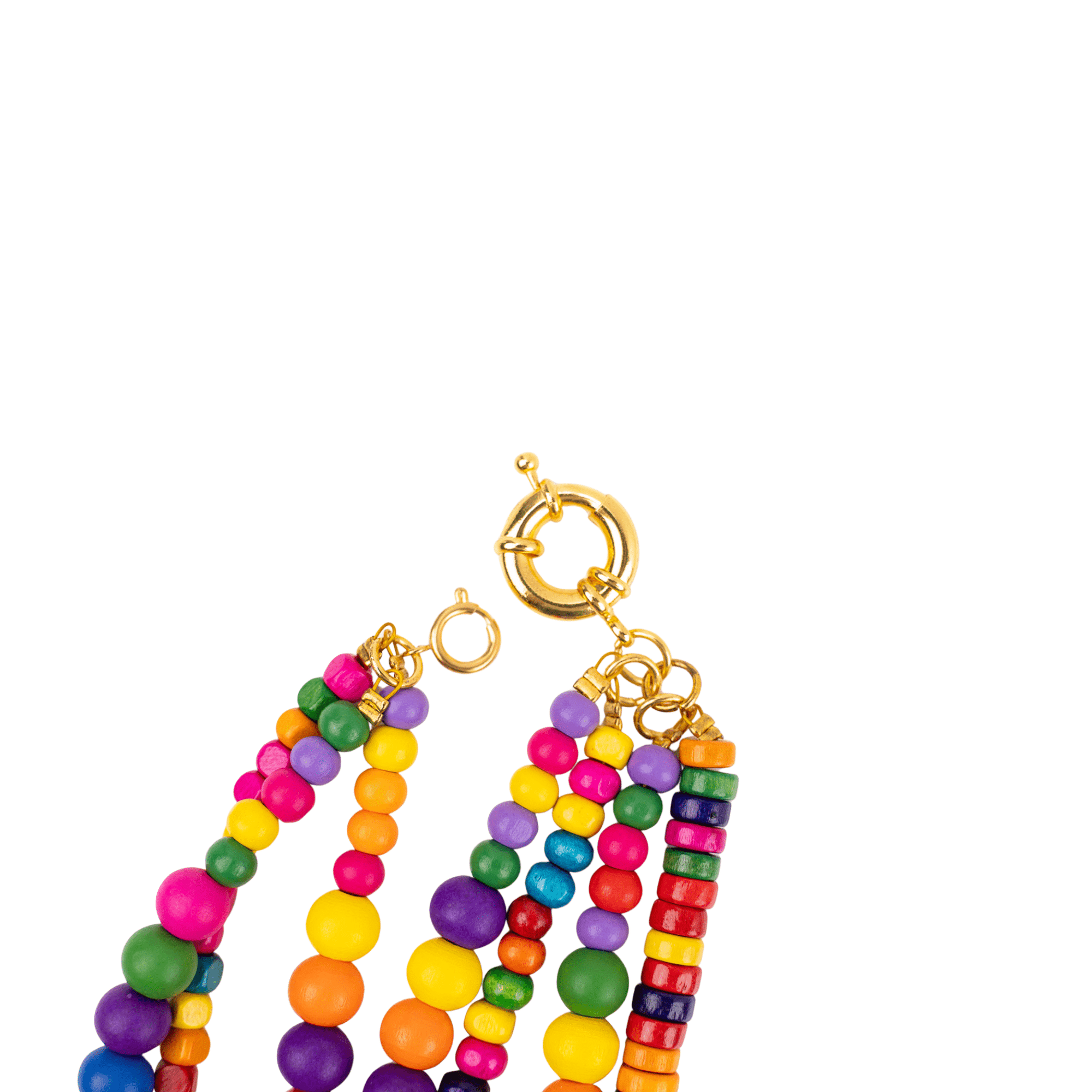 Ayoka Beaded 2 - in - 1 Cascading Chain - Confetti Pop,Necklaces, Sassy Jones,