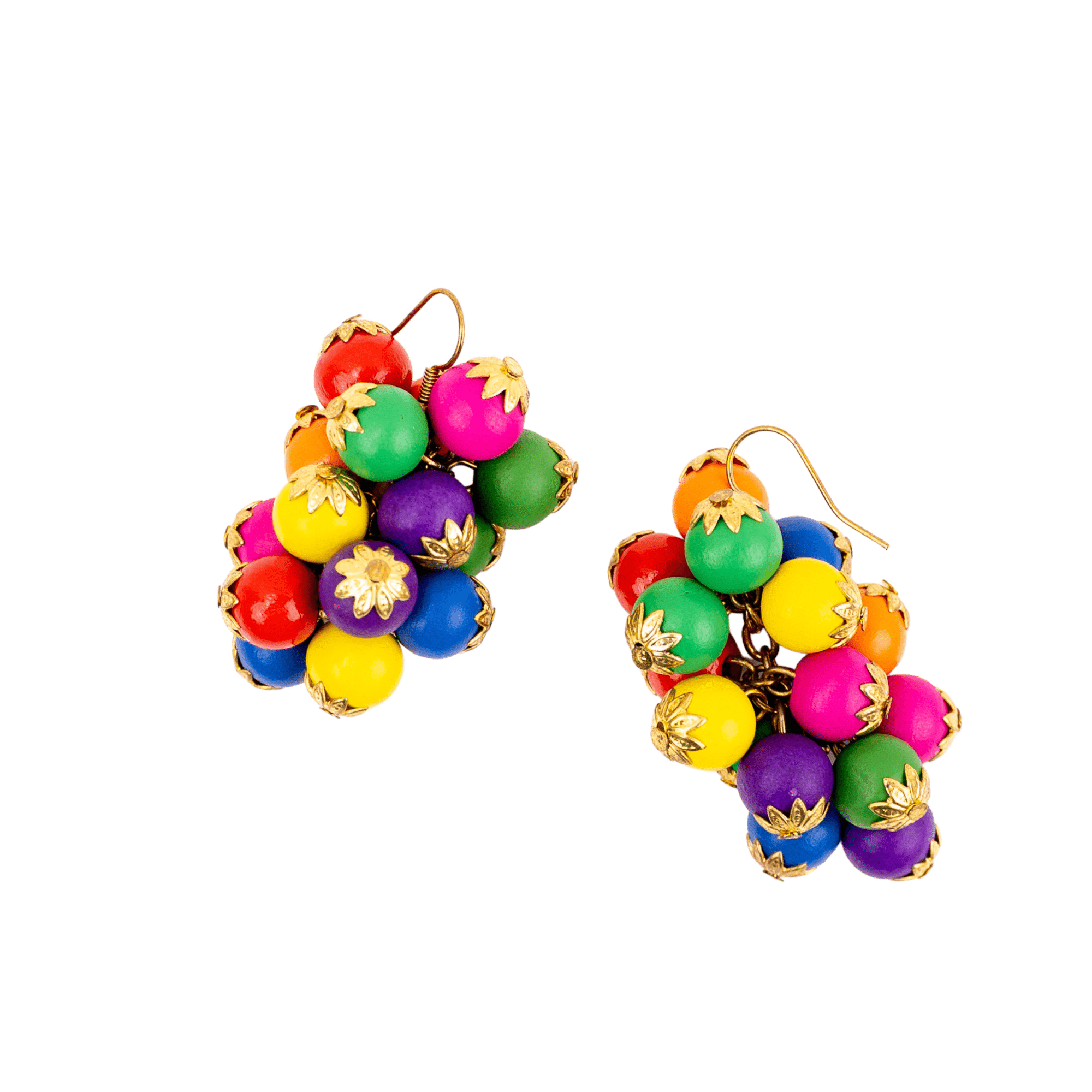 Ayoka Beaded Dangles - Confetti Pop,Earrings, Sassy Jones,
