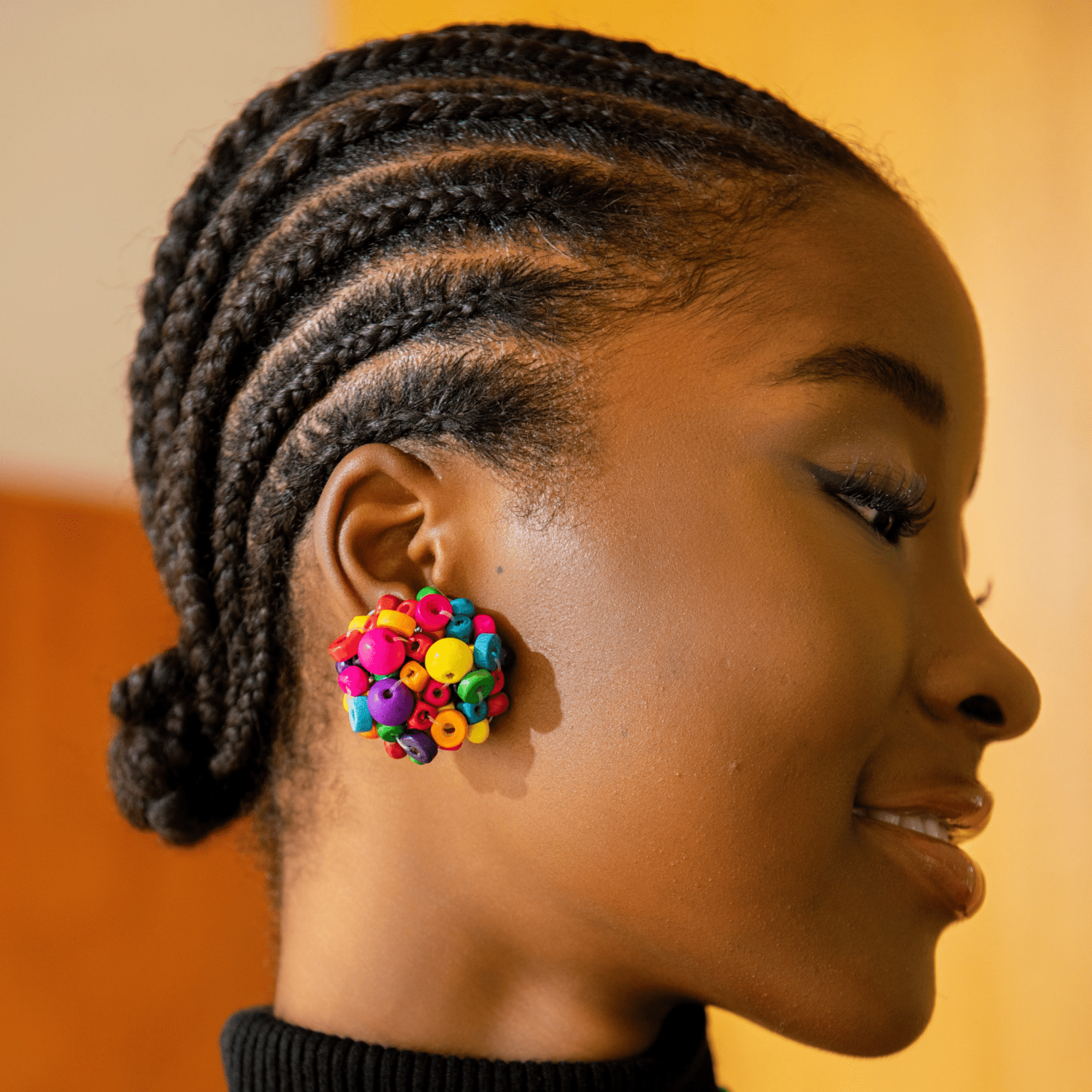 Ayoka Beaded Earrings - Confetti Pop,Earrings, Sassy Jones,