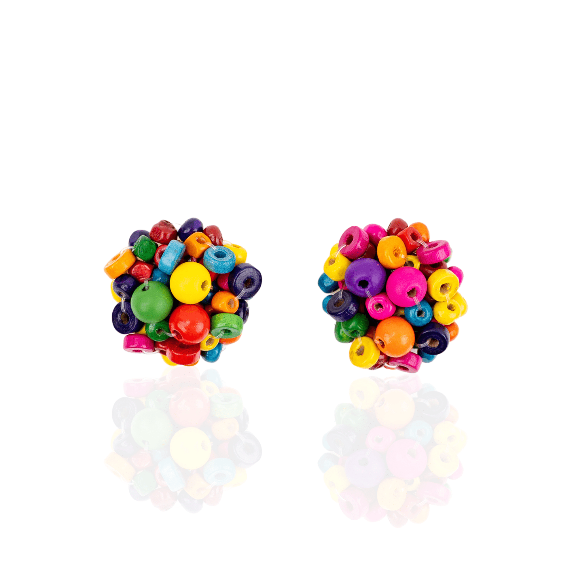 Ayoka Beaded Earrings - Confetti Pop,Earrings, Sassy Jones,