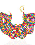 Ayoka Beaded Shoulder Chain - Confetti Pop,Necklaces, Sassy Jones,