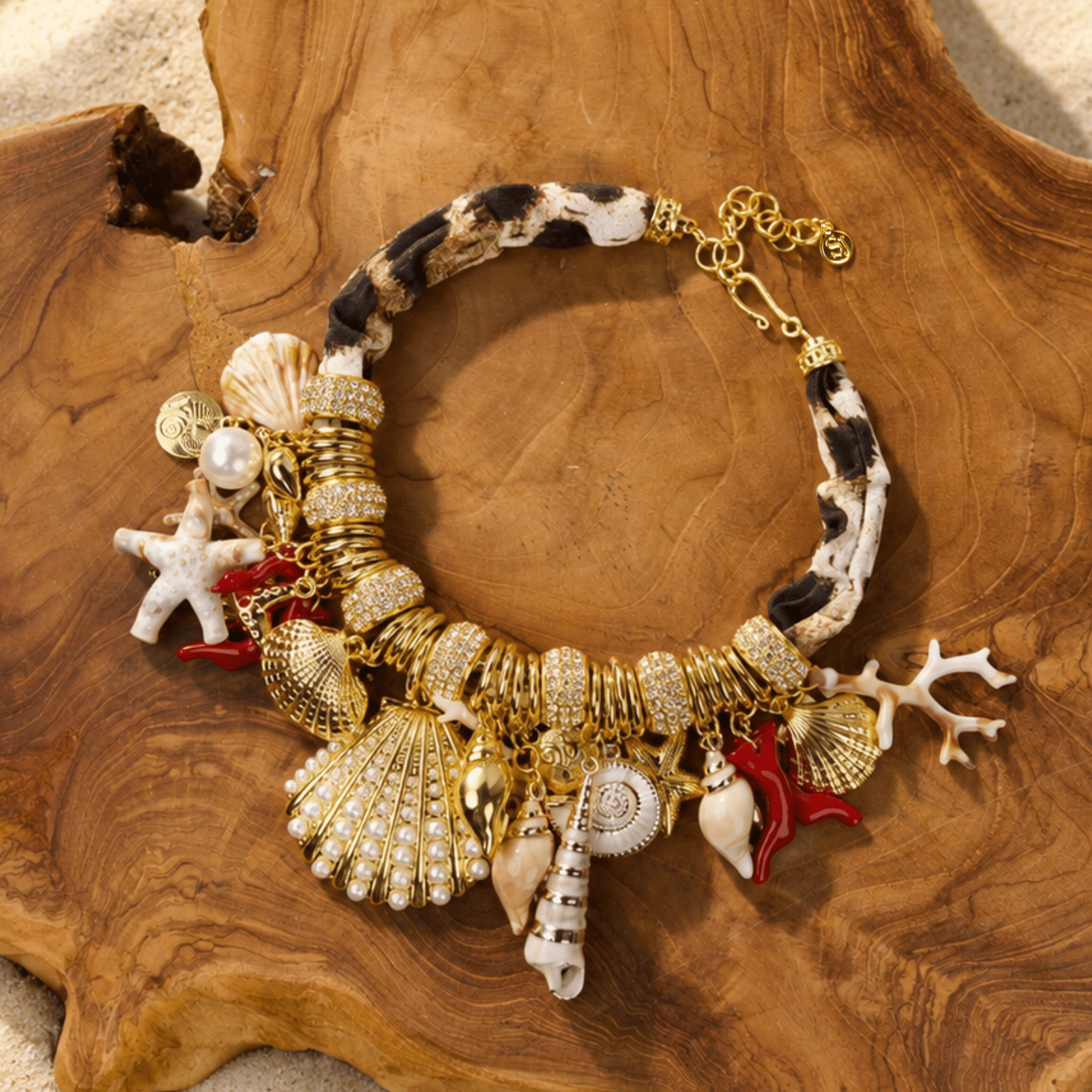 Azariah Seaside Charm Chain,Necklaces, Sassy Jones,