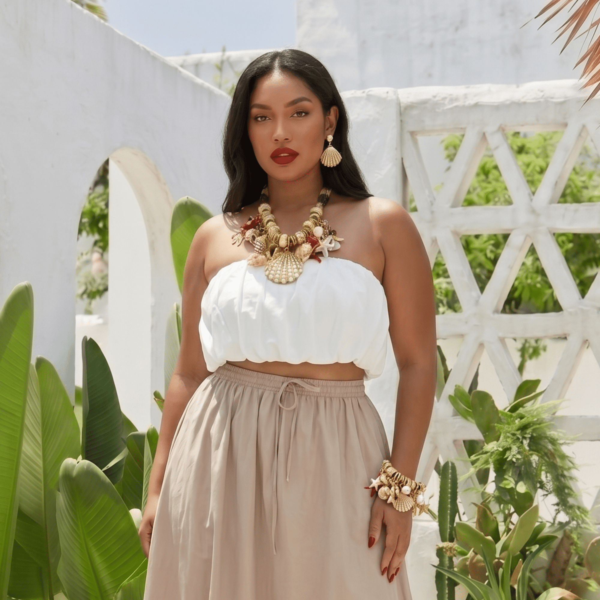 Azariah Seaside Charm Chain,Necklaces, Sassy Jones,