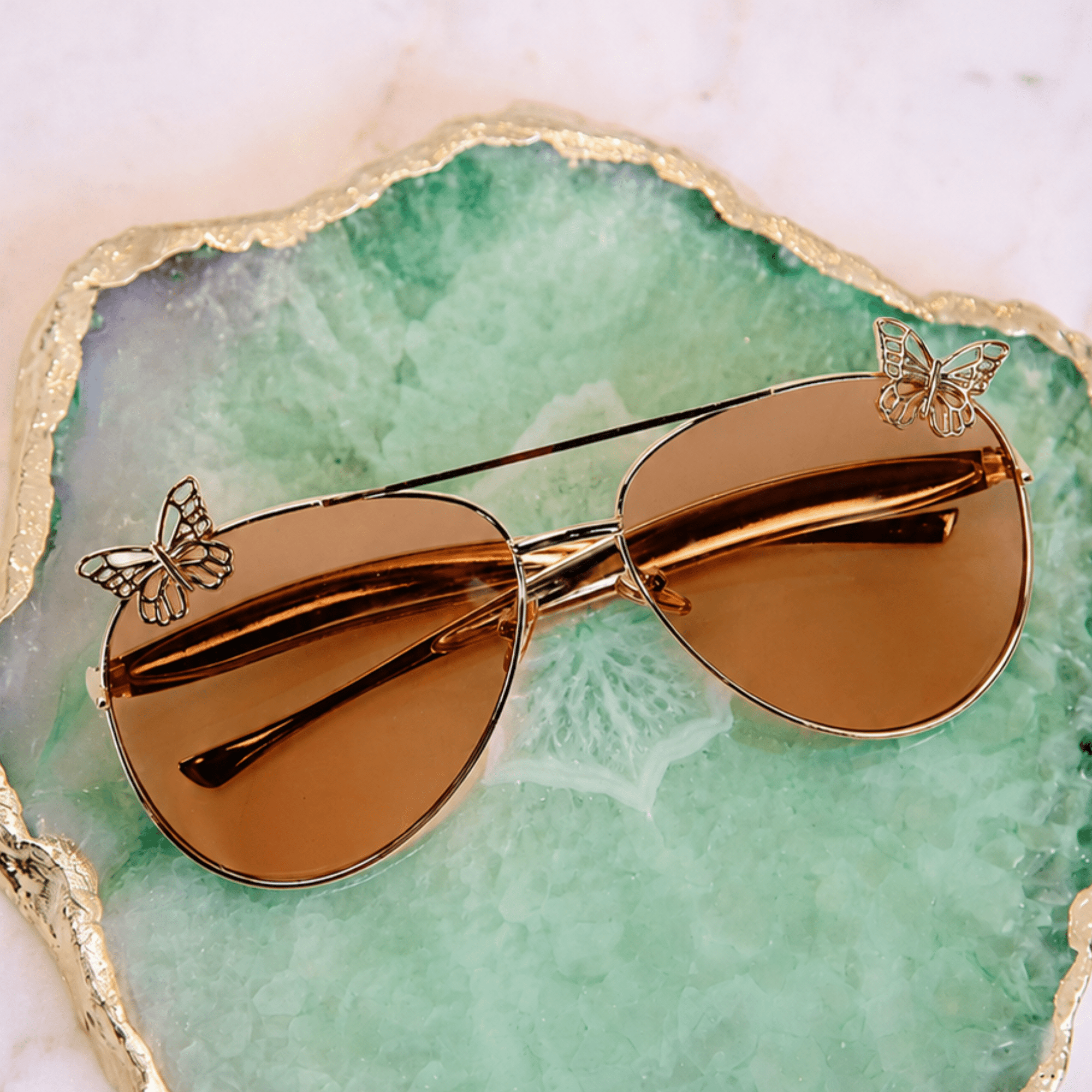 Belladonna Butterfly Aviator Sunglasses,Glasses, Sassy Jones,