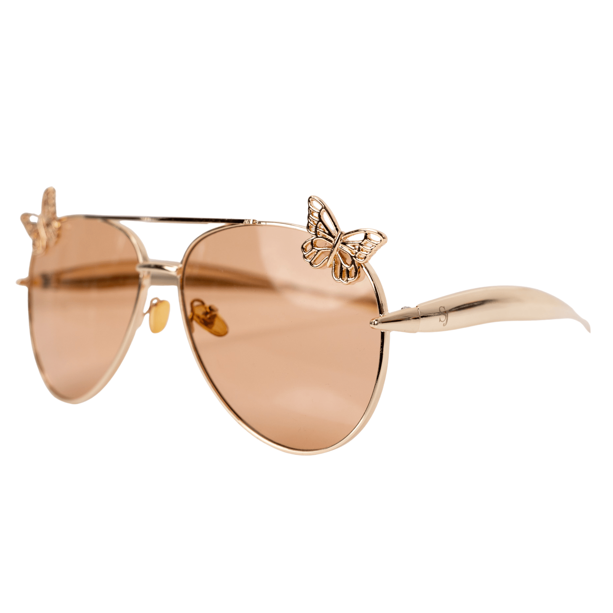 Belladonna Butterfly Aviator Sunglasses,Glasses, Sassy Jones,
