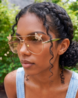 Belladonna Butterfly Aviator Sunglasses,Glasses, Sassy Jones,