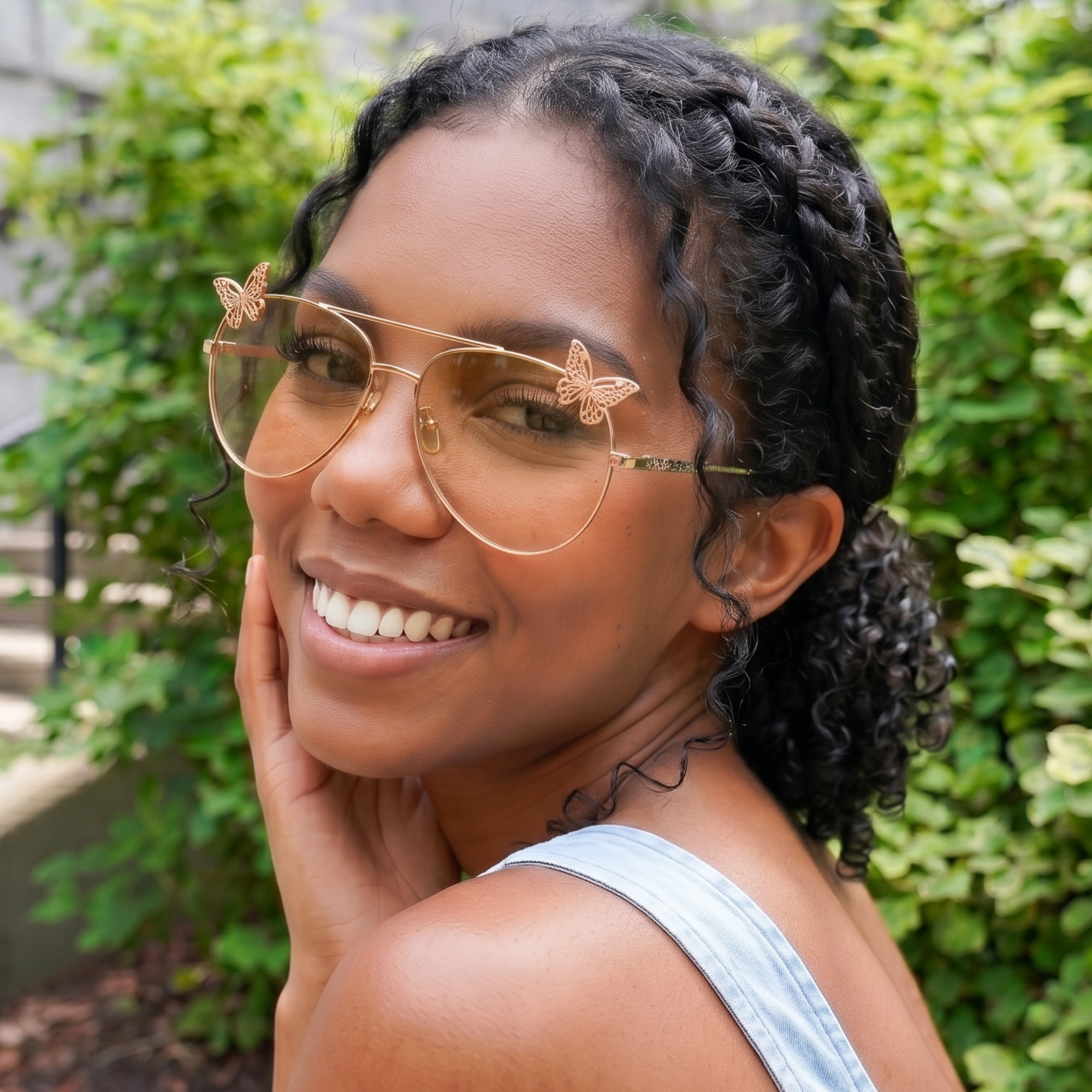 Belladonna Butterfly Aviator Sunglasses,Glasses, Sassy Jones,