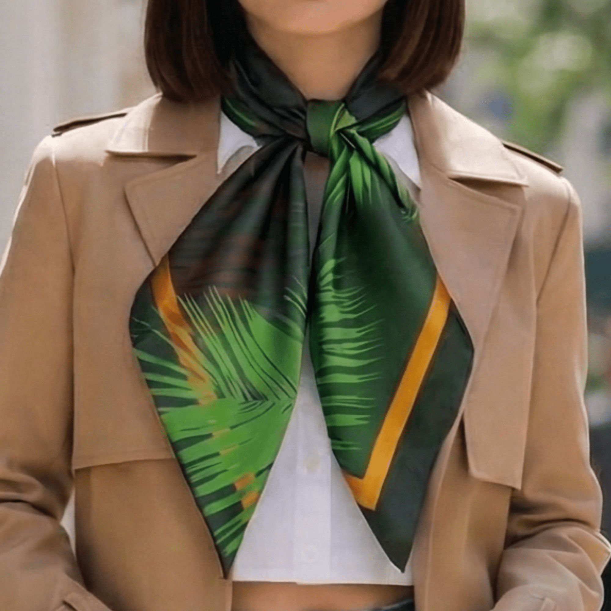 Black Panther Luxe Scarf 33" x 33",Scarves, Sassy Jones,