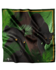 Black Panther Luxe Scarf 33" x 33",Scarves, Sassy Jones,