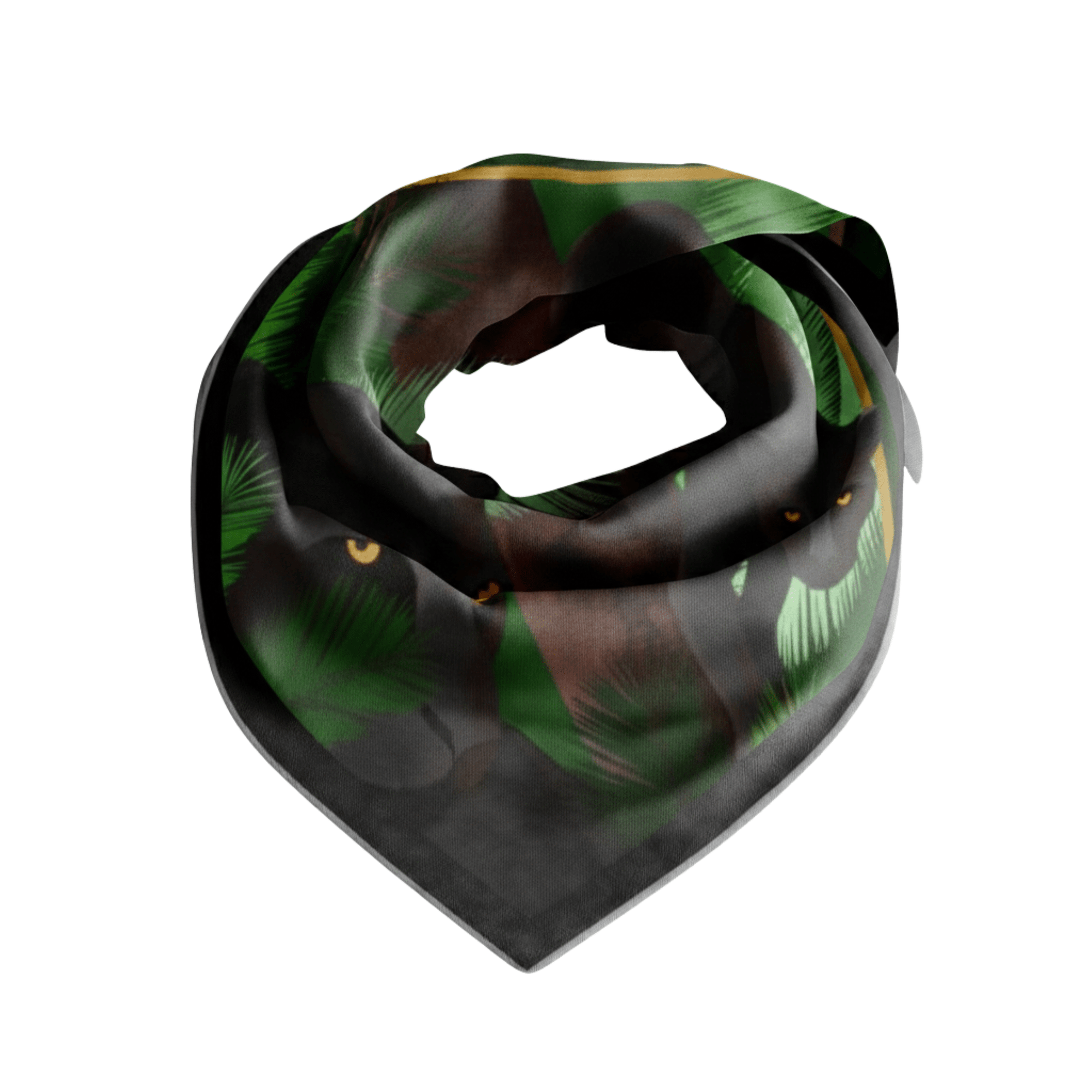 Black Panther Luxe Scarf 33" x 33",Scarves, Sassy Jones,