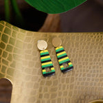 Brandy Dangles - Rasta,Earrings, Sassy Jones,