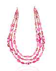 Caliope Cascading Chain - Pink,Necklaces, Sassy Jones,