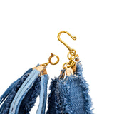 Caliope Cascading Chain (Removable Strand) - Denim Shred,Necklaces, Sassy Jones,