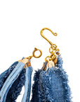 Caliope Cascading Chain (Removable Strand) - Denim Shred,Necklaces, Sassy Jones,