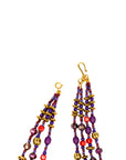 Caliope Cascading Chain (Removable Strand) - Purple,Necklaces, Sassy Jones,