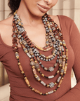 Caliope Cascading Chain - Tribal,Necklaces, Sassy Jones,