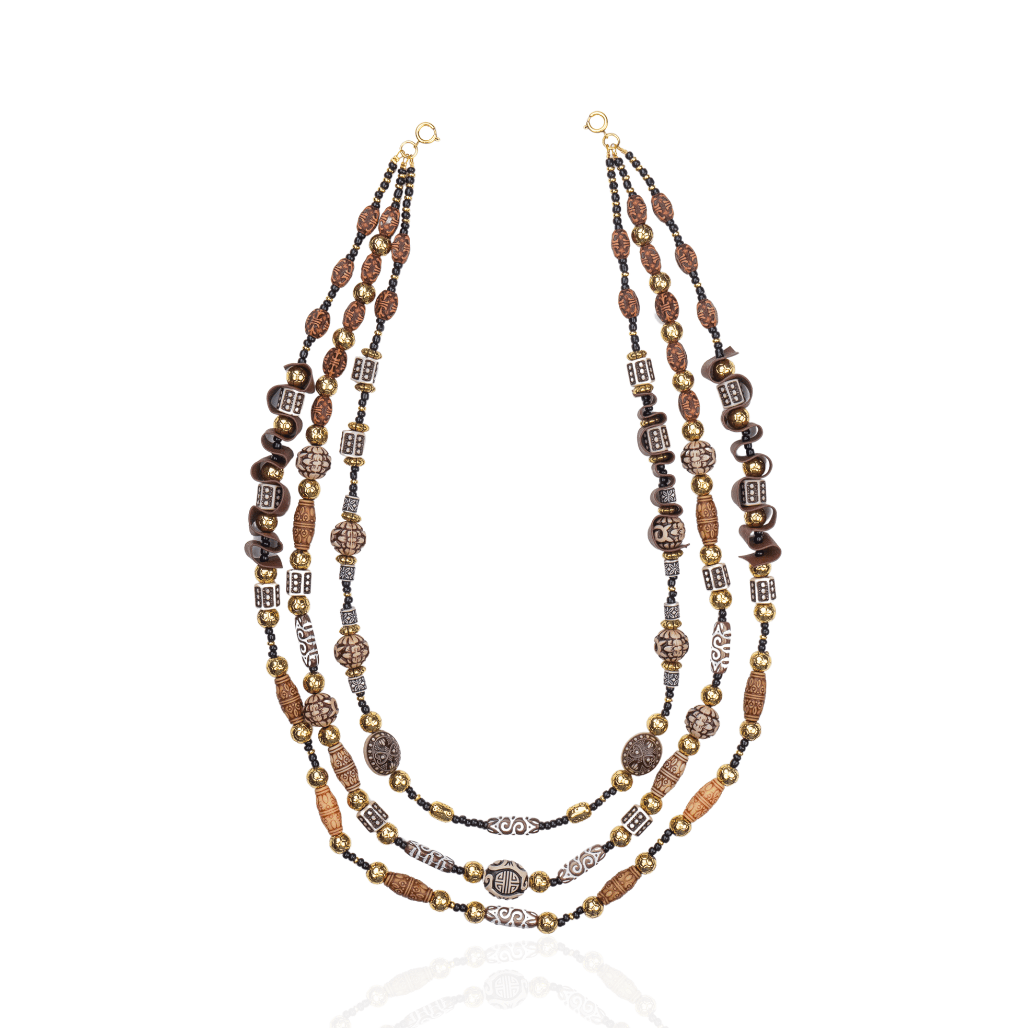 Caliope Cascading Chain - Tribal,Necklaces, Sassy Jones,